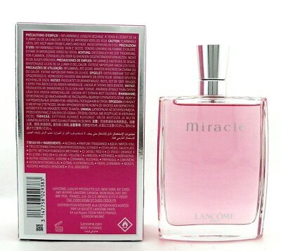 Miracle Perfume by Lancome 3.4 oz. L'eau de Parfum Spray for Women