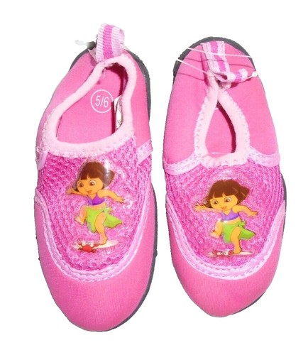 Toddler Girls Gel Shoes PINK GLITTER 6 Open Back CLOSED TOE Buckle