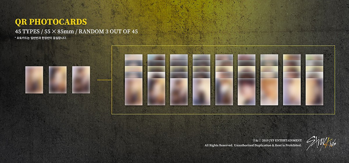 STRAY KIDS] Cle 2:Yellow Wood / Official Photocard [Black] - Felix