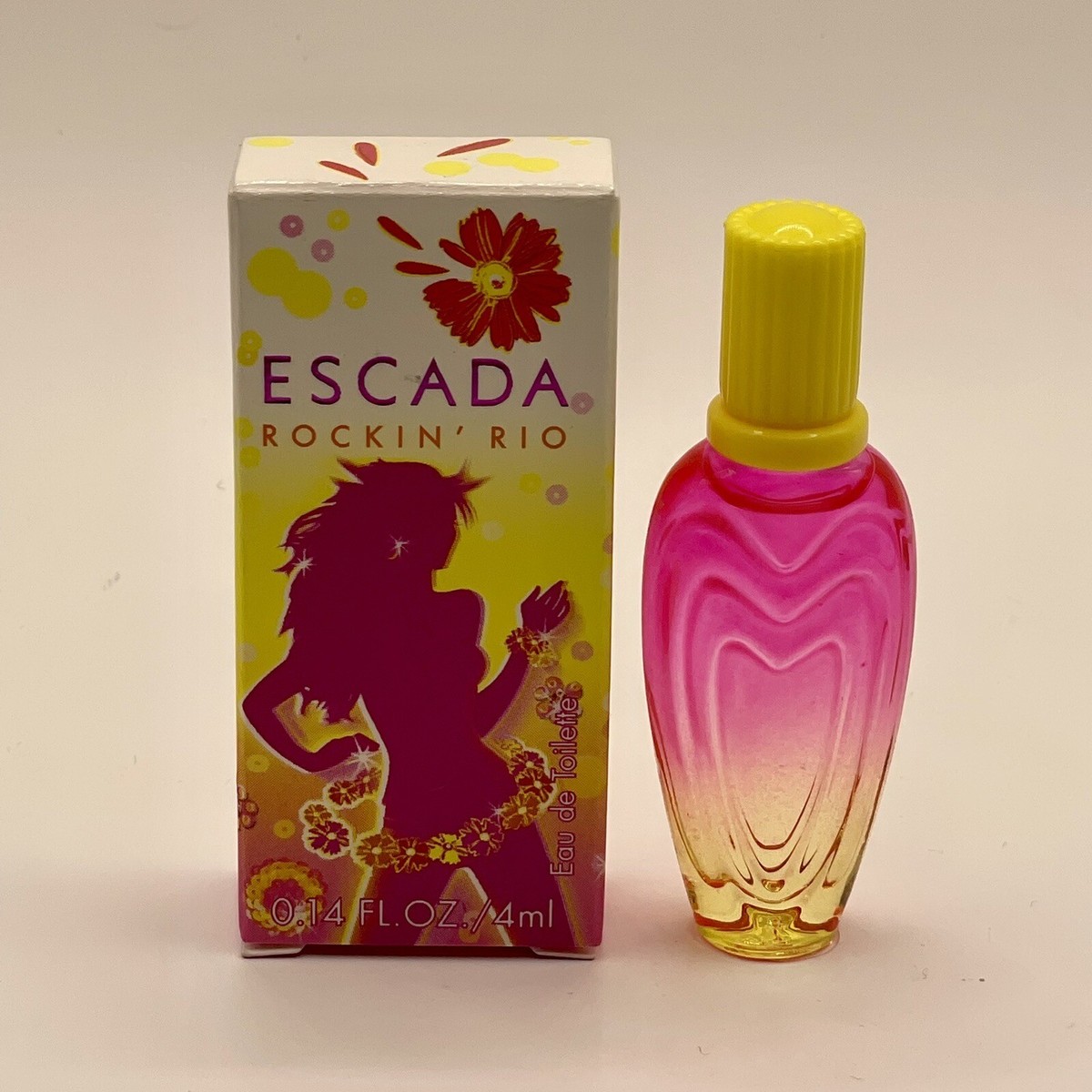 Escada ROCKIN' RIO Women Mini EDT .14 oz 4 ml Splash - NEW IN BOX