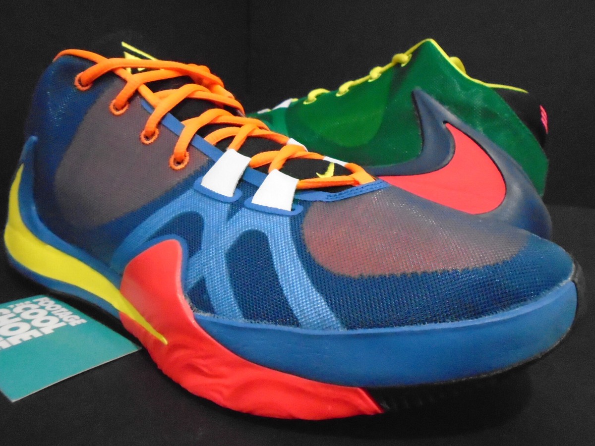 NIKE ZOOM FREAK 1 MULTI-COLOR GIANNIS ROOTS WHAT THE BLUE GREEN