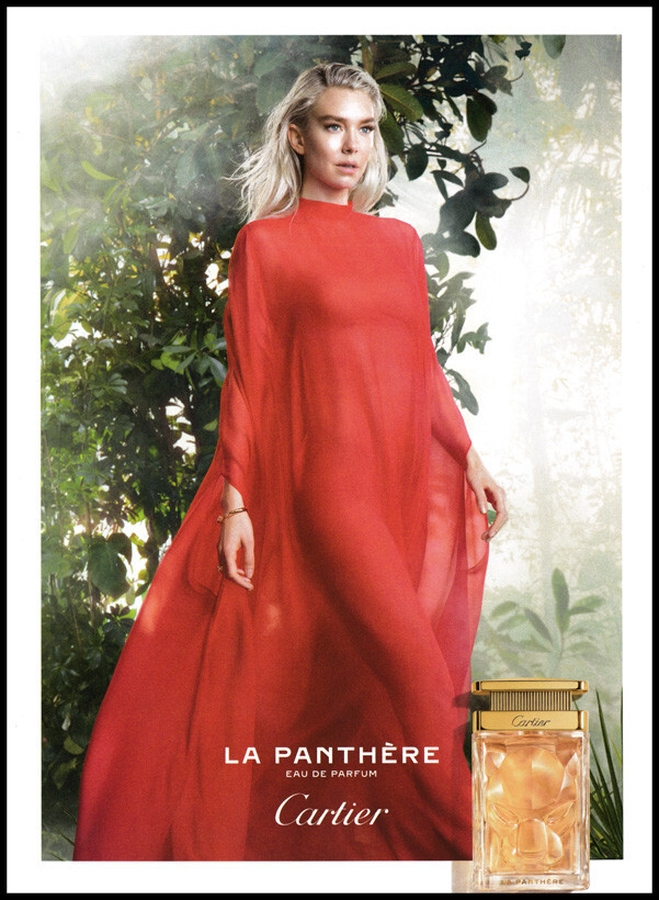 Vanessa Kirby 1-pg clipping 2023 ad for Cartier La Panthere