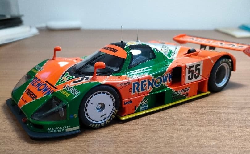MAZDA 787B Painted Built 1:24 Car TAMIYA Model Kit | eBay