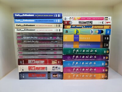 DVD Box Set Lot (25 Box Sets) Friends, Curb You're Enthusiasm, And