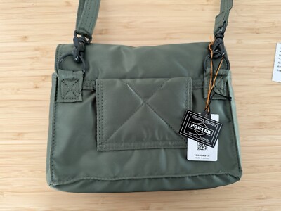 Yoshida Porter Tanker Clip Shoulder bag Sage Green NWT | eBay