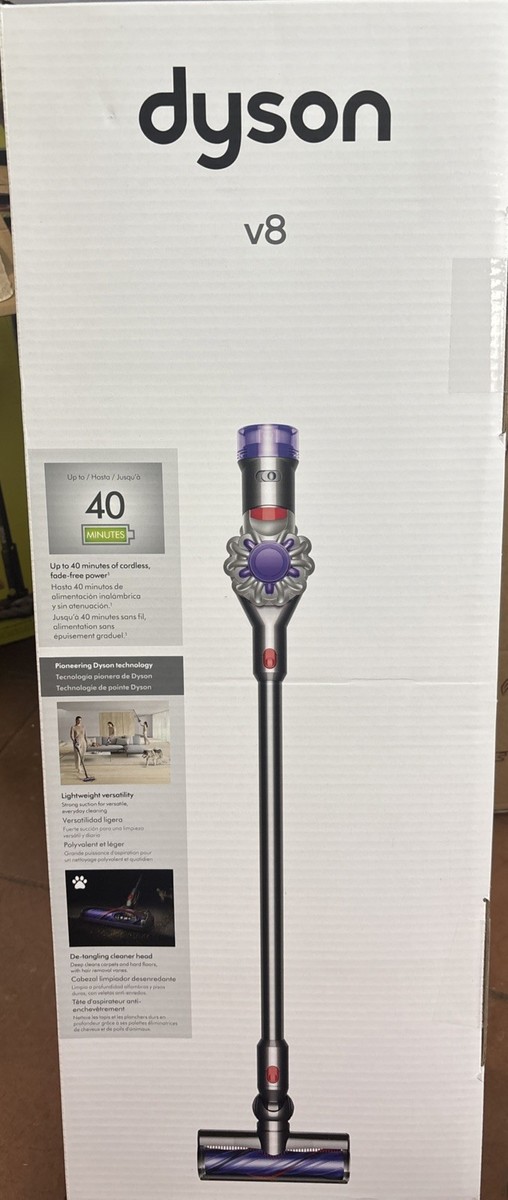 Dyson V8 Origin Extra Stick Vacuum SV25 Gray/Blue 885609027685| eBay