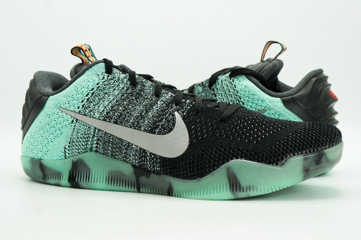 NIKE KOBE XI LOW ELITE NEW 9.5 ALL STAR GREEN GLOW BLACK 822521