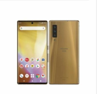 SIM unlocked docomo arrows NX9 F-52A Gold mobile phone Japan 5G