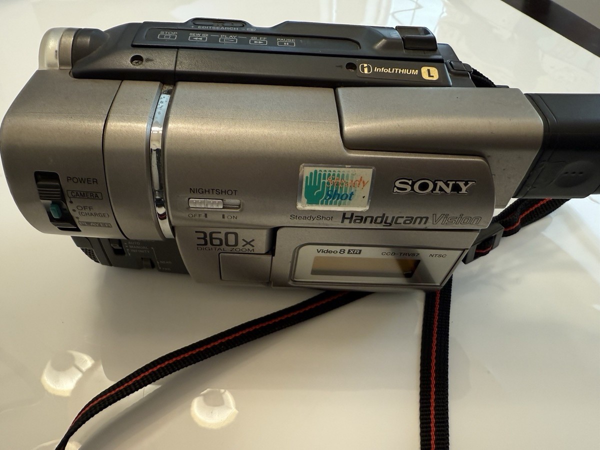 Sony Handycam Vision Steady shot CCD-TRV57 Video Hi8 (Glitchy) | eBay