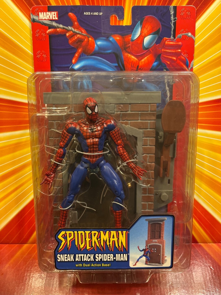 ToyBiz Spider-Man Classics SNEAK ATTACK SPIDER-MAN New MOC Marvel