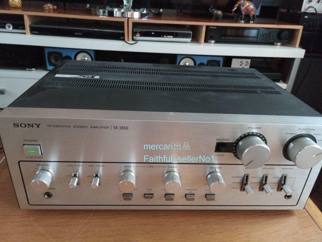 SONY TA-3650 Integrated Amplifier (Transistor) 228367 Japan 001 | eBay