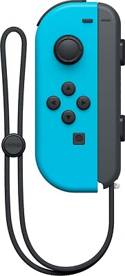 Genuine Nintendo Switch Joy Con Controller SINGLE Left Neon Blue