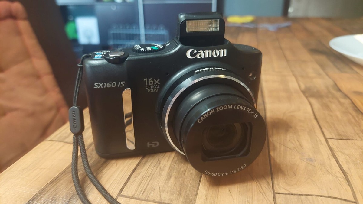 Canon PowerShot SX160 IS 16.0MP Digital Camera - New, Black | eBay