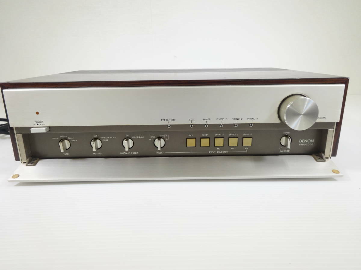 Denon PRA-2000 Stereo Pre-Amplifier PRA2000 used F/S | eBay
