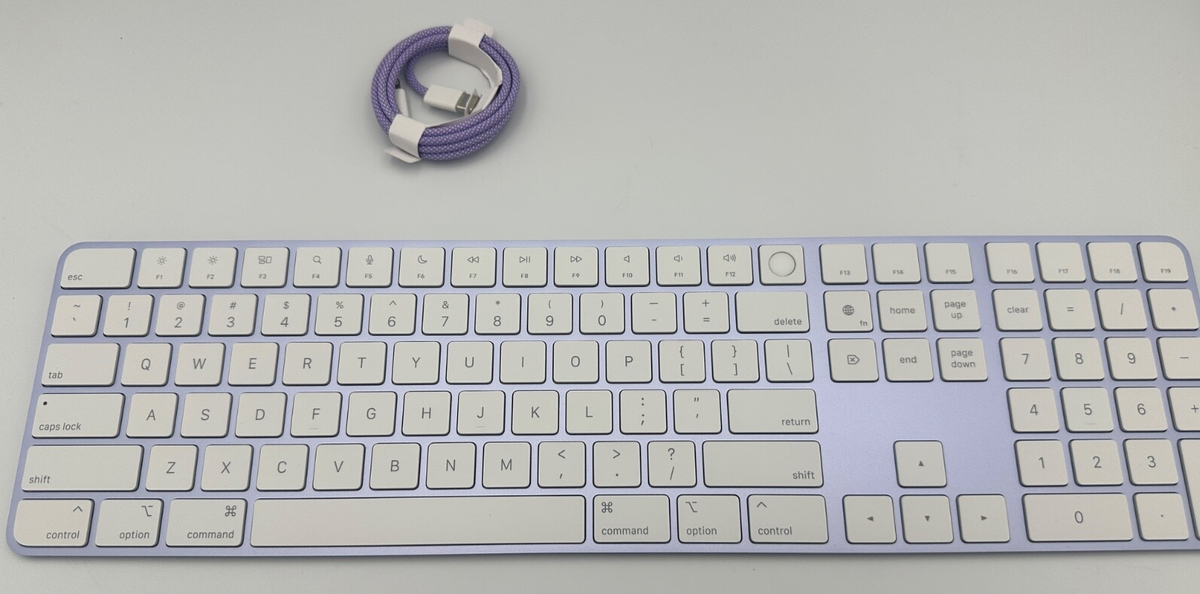 Purple Apple Magic Keyboard W/Touch ID & Numeric Keypad (10 key