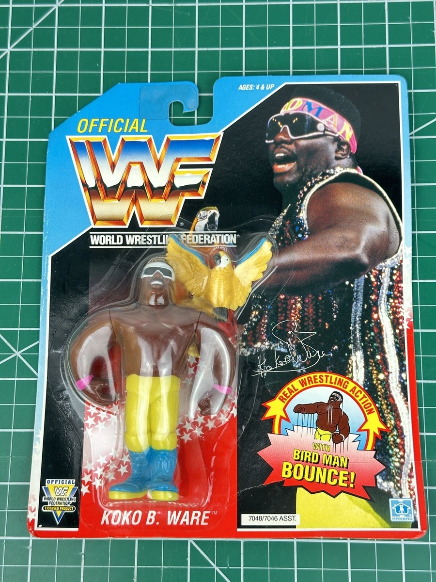 Vintage WWF Hasbro Koko B. Ware Wrestling Figure WWE US Card | eBay