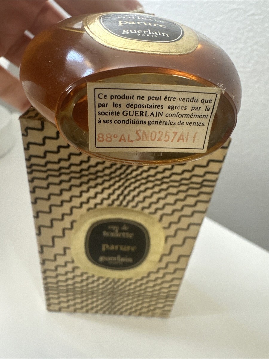 VINTAGE Guerlain Parure 50 ml 1.7 oz WOMEN SPLASH DISCONTINUED