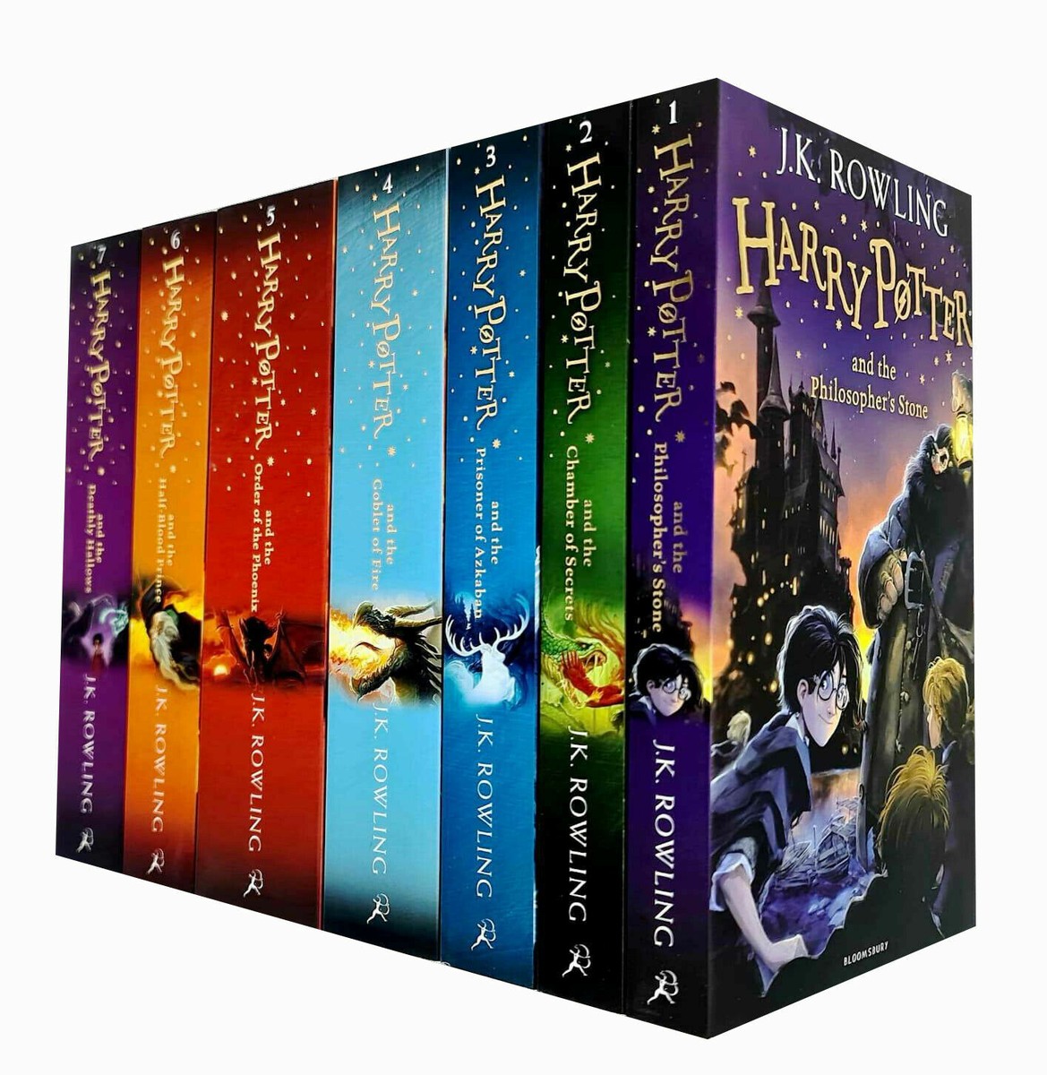 Harry Potter Series 1 - 7 Books Collection Set by J. K. Rowling