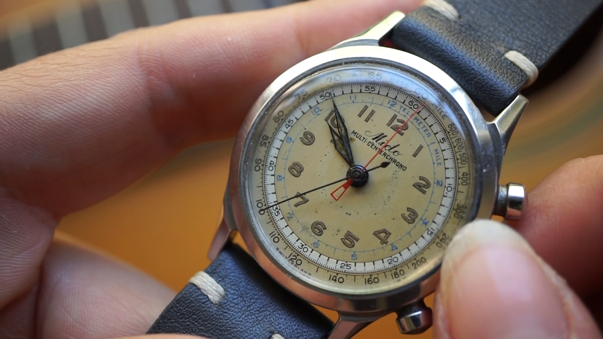 Mido Multi-Centerchrono Chronograph François Borgel Steel Case 35