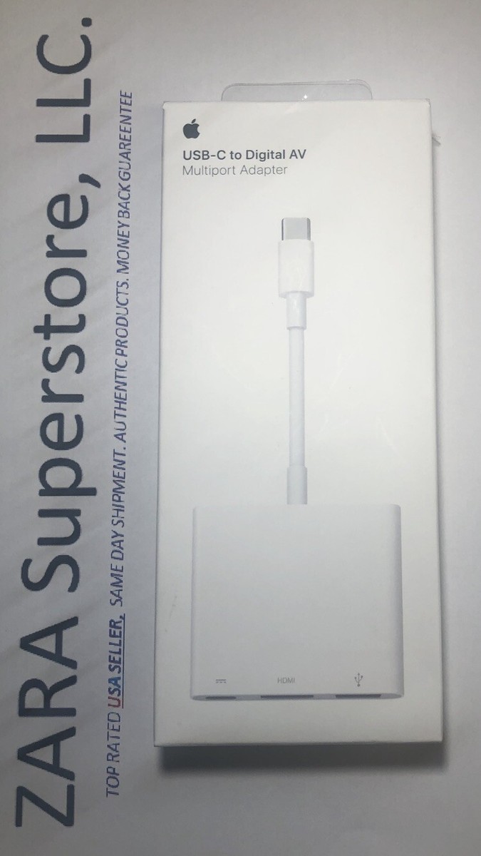GENUINE Apple USB C Digital AV Multiport Adapter MUF82AM/A A2119