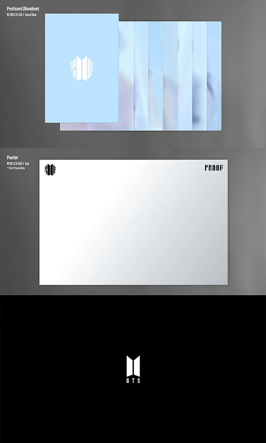 BTS PROOF Album COMPACT+STANDARD SET 6CD+POSTER+Book+Card+Weverse