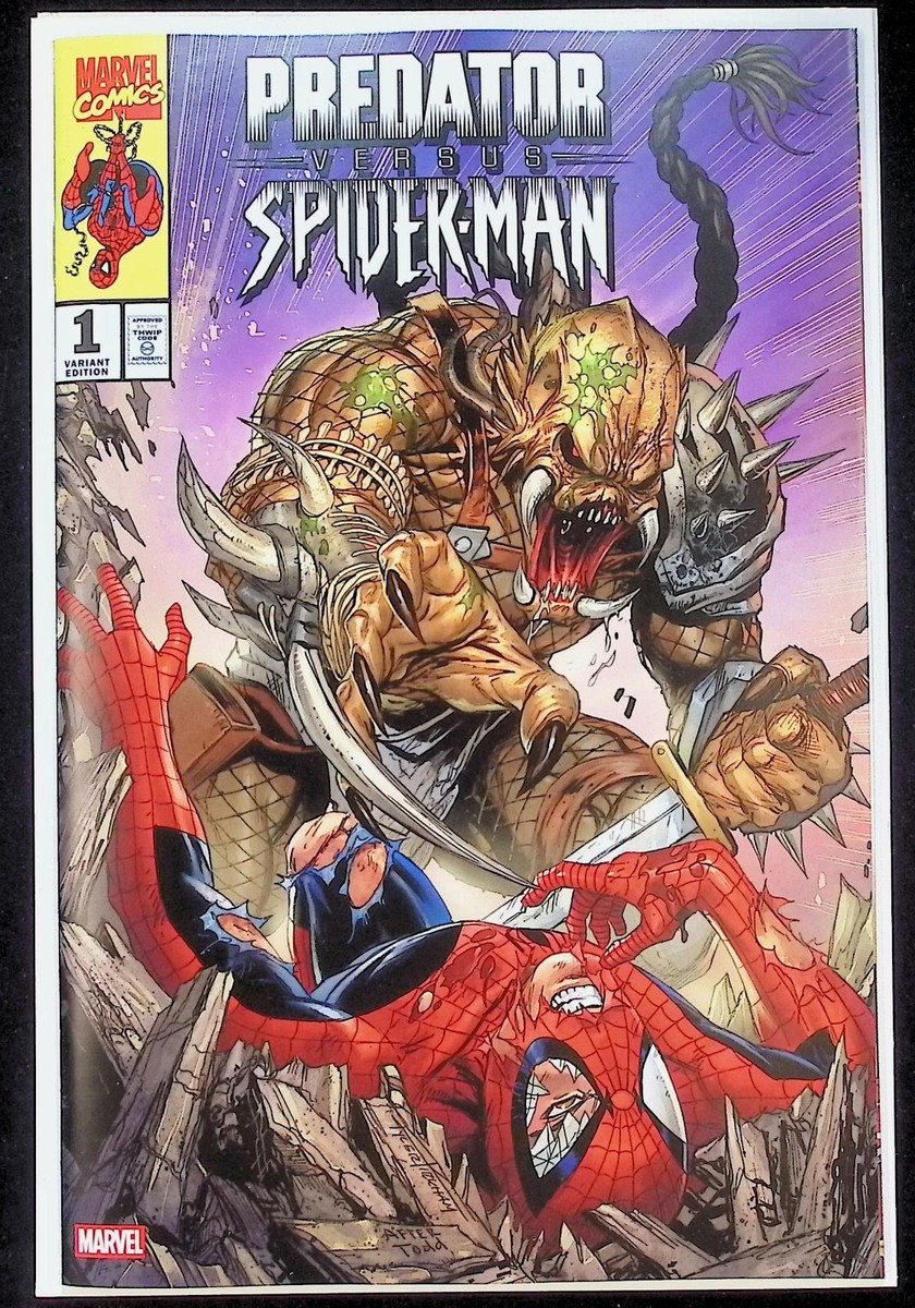 PREDATOR VS SPIDER-MAN #1 - TYLER KIRKHAM TRADE VARIANT EXCLUSIVE