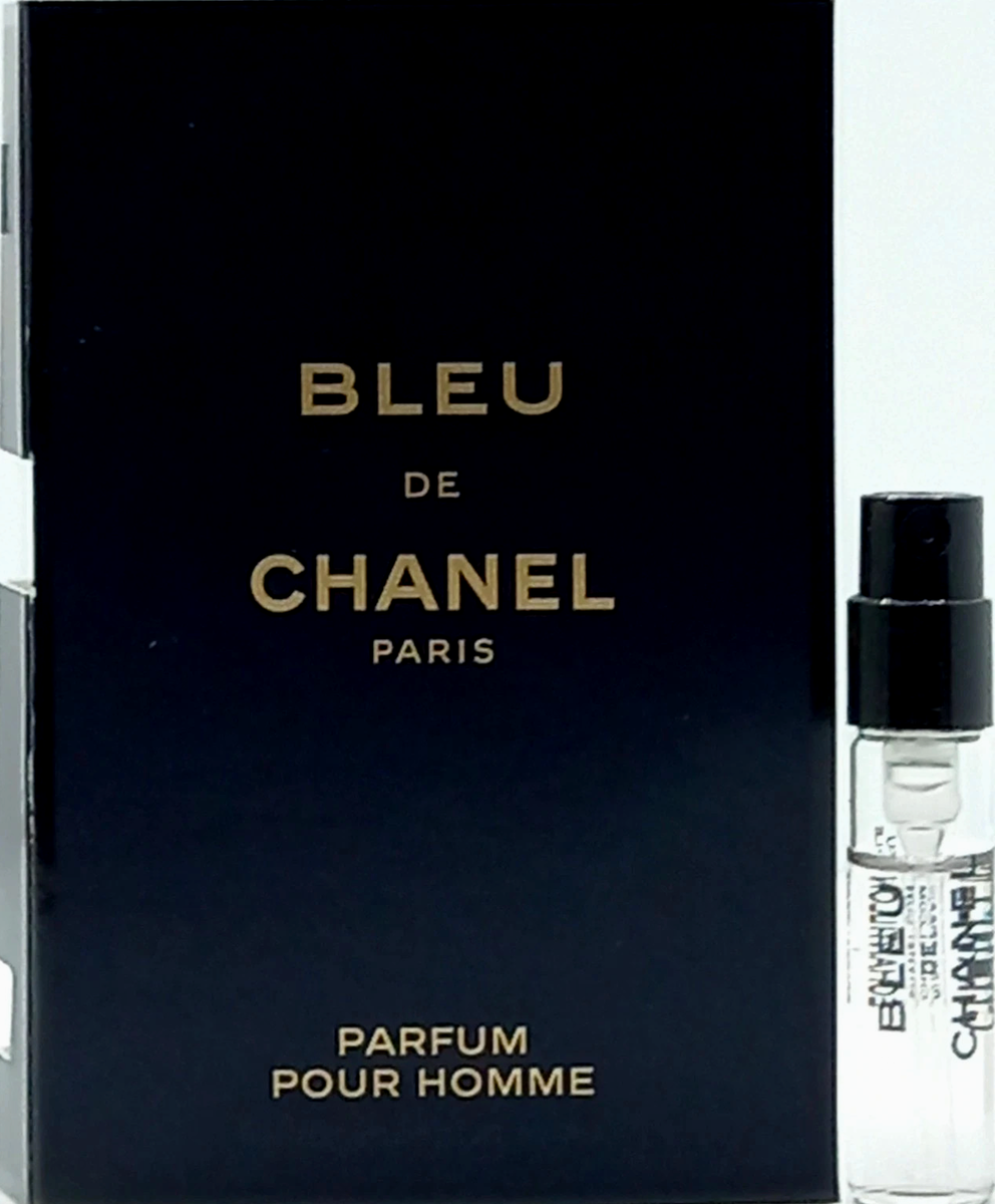 Chanel Bleu De Chanel Parfum Pour Homme Vial Spray For Men 0.05 Oz