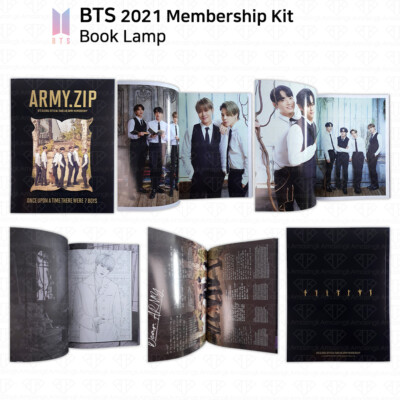 BTS Bangtan Boys 2021 Membership Kit Official Goods Book Lamp