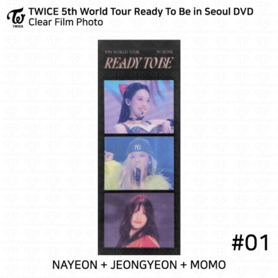 TWICE 5th World Tour Ready To Be in Seoul DVD JYP Shop POB