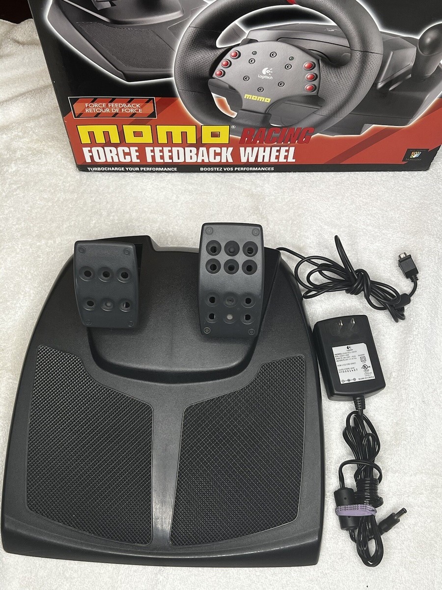Logitech MOMO Racing Force Feedback Steering Wheel and Pedals For