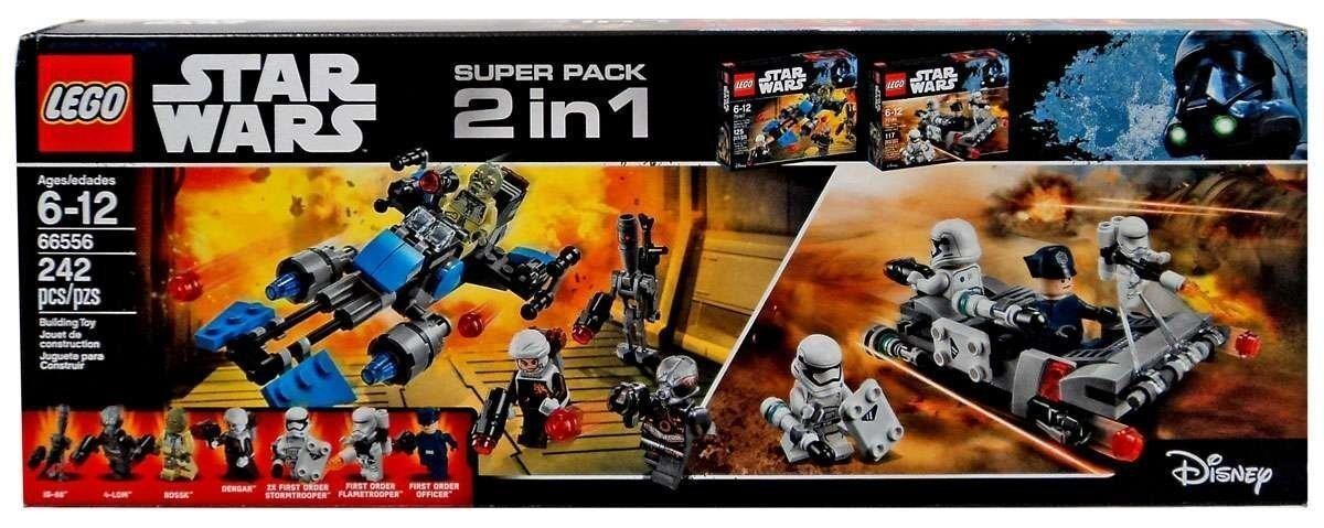 NEW* LEGO 66556 Star Wars Super Pack 2 in 1 with 75167 & 75166