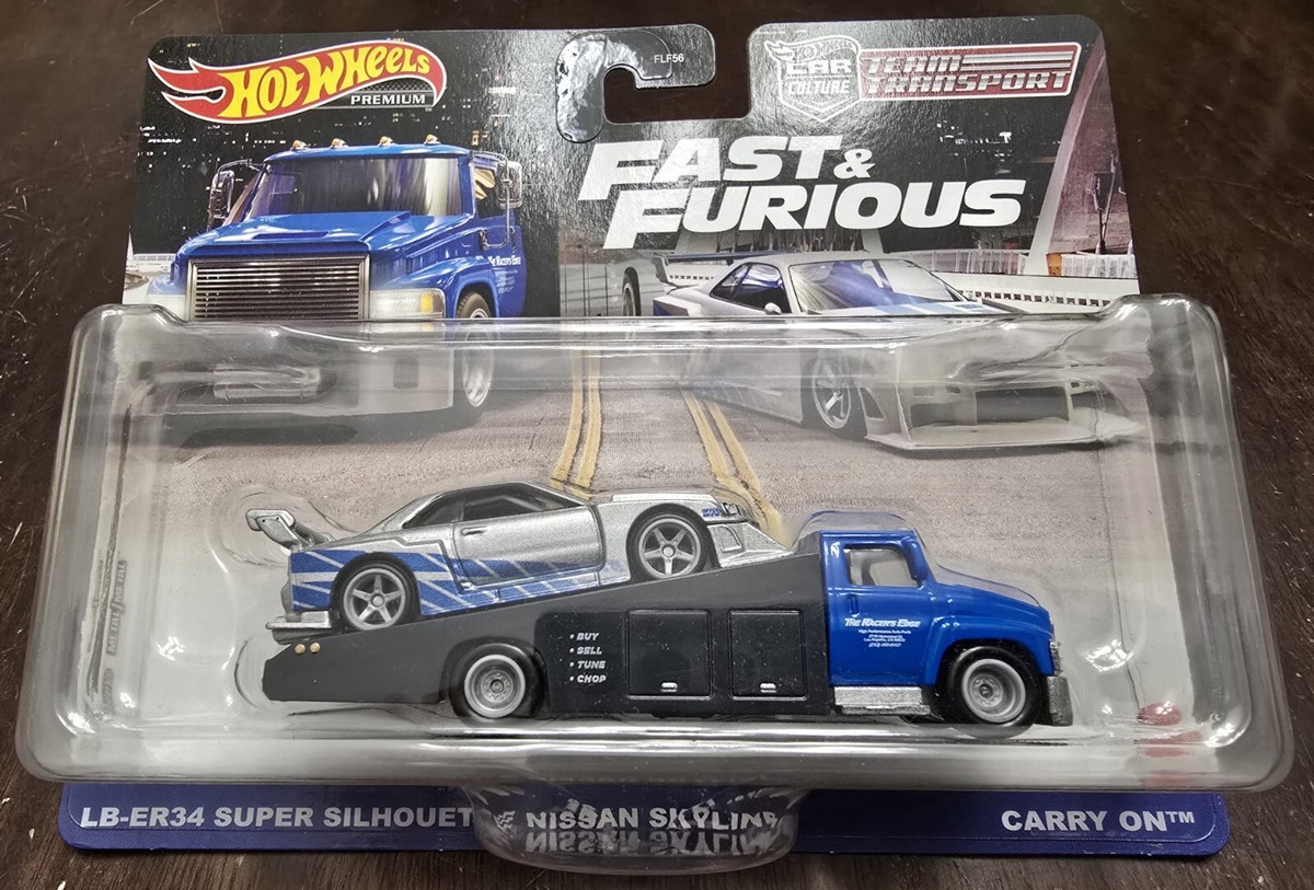 Hot Wheels Team Transport Fast & Furious LB-ER34 Super Silhouette