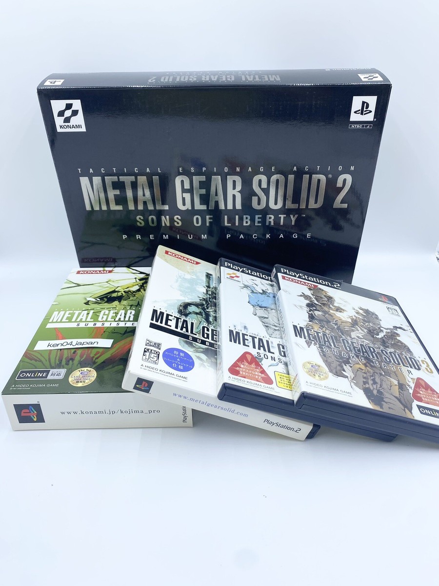 METAL GEAR SOLID 2 Sons Liberty Premium Package Playstation 2