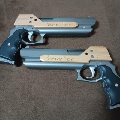 PS2 Final Fantasy X-2 Tiny Bee Gun Controller L&R Set FFX-2 Rare