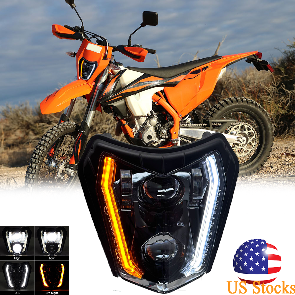 For KTM EXC EXCF 450 350 300 250 150 2014-2023 DRLs LED Headlight