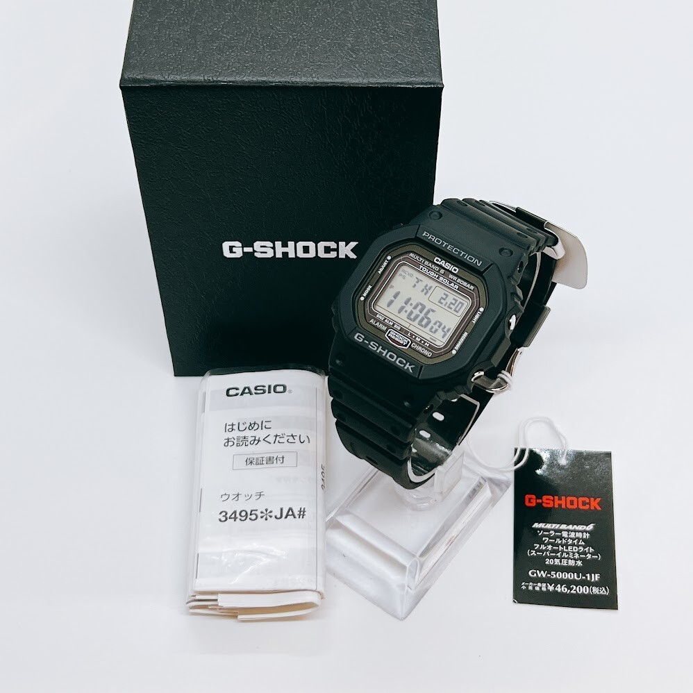 Casio G-Shock GW-5000U-1JF Black Mens Watch Japan Digital GW-5000U