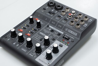 YAMAHA AG06 AG06MK2 B Black 6-Channel Live Streaming Mixer USB