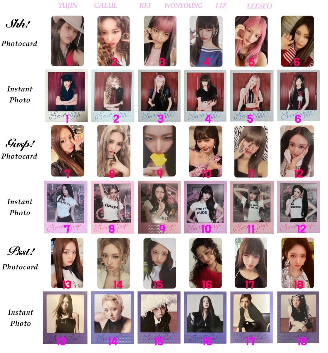 IVE - IVE SECRET Official Original book/DigiPack /Cupid /MD