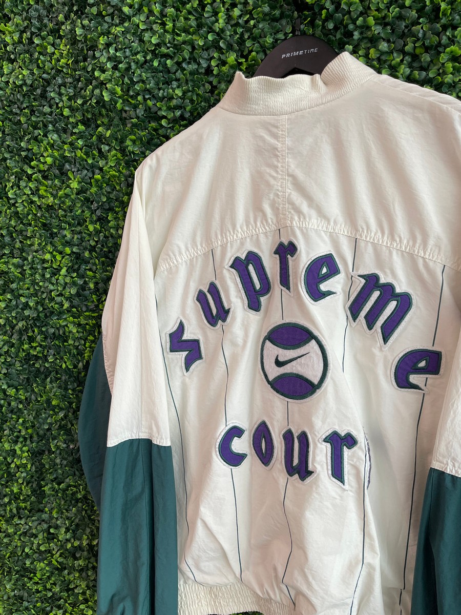 Vintage Nike Supreme Court Jacket Sz Large Swoosh | eBay