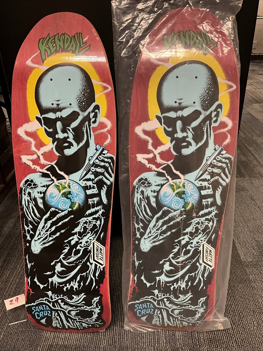 NEW Santa Cruz Jeff Kendall Atomic Man Reissue Skateboard Deck
