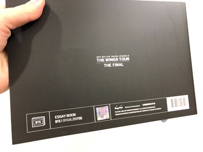 BTS The Wings Tour Essay Book for SUGA No Photo card (Defect) | eBay