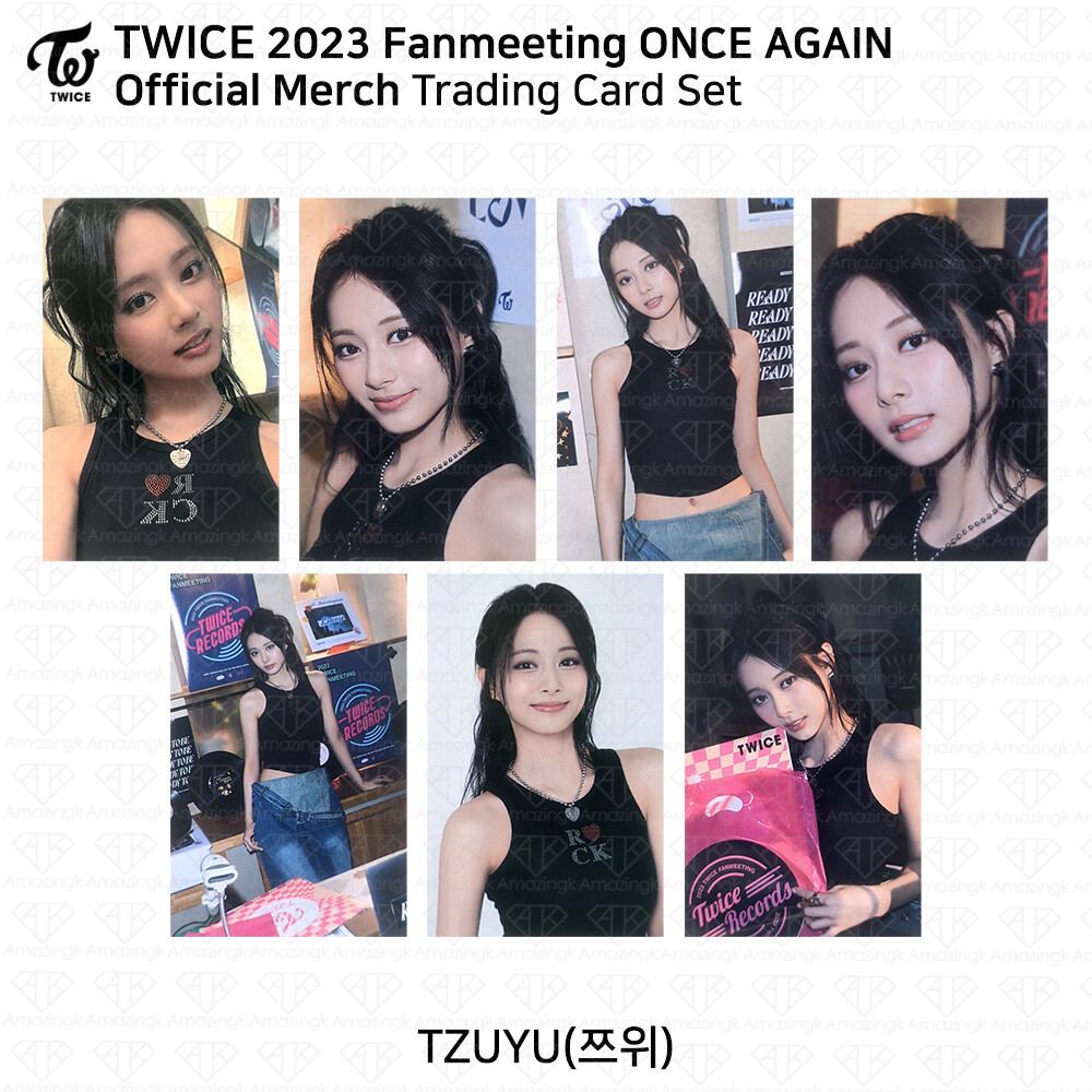 TWICE 8th Anniversary ONCE AGAIN Fanmeeting Pop up MD Trading Card