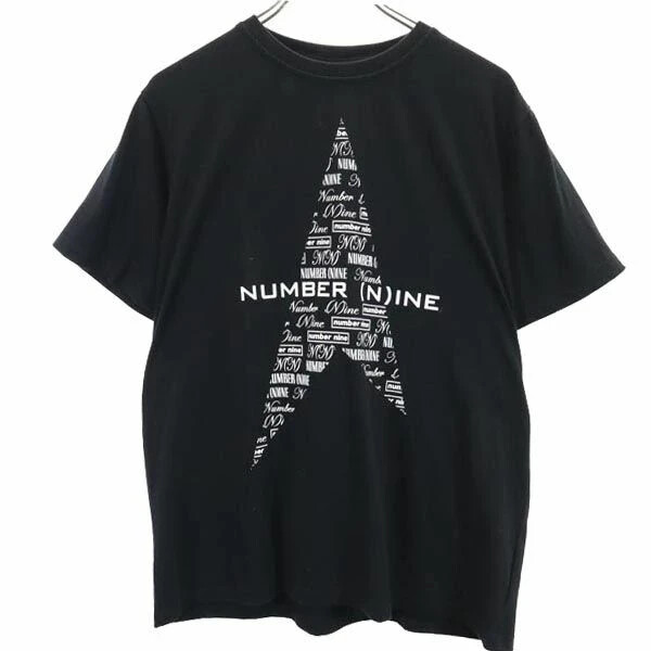 Number nine Marlboro logo print short-sleeved T-shirt F black