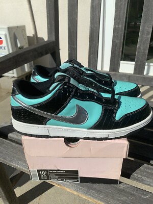 Nike SB Dunk Low Tiffany OG Diamond Supply Co 10.5 Supreme Chrome