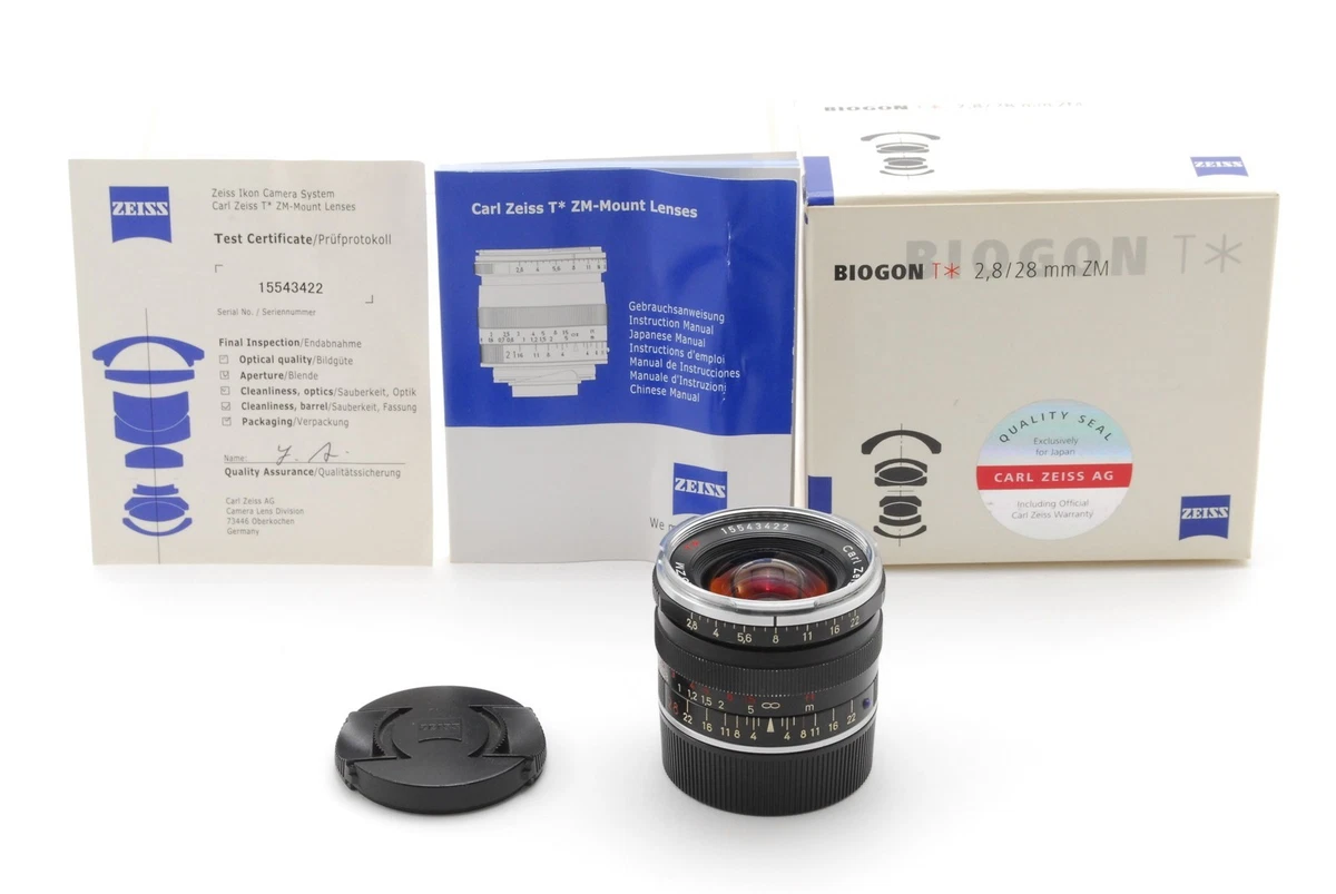 ZEISS Biogon T* 28mm Focal Camera Lenses for sale | eBay