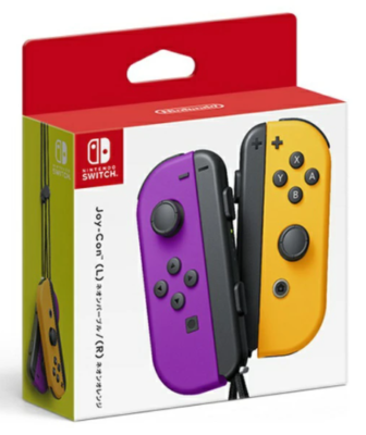 Nintendo Switch Joy-Con Neon Purple & Neon Orange Japan NEW | eBay