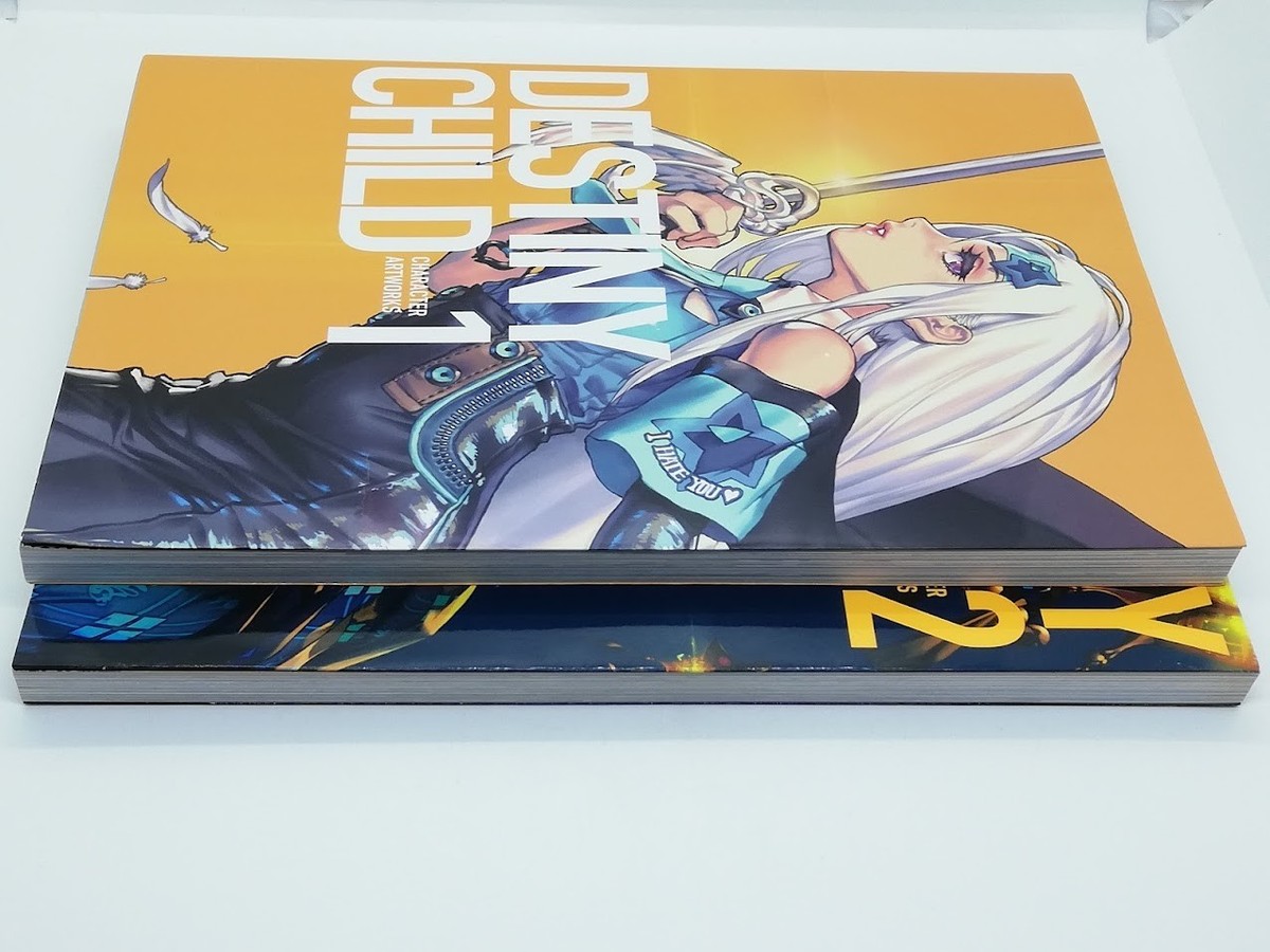 DESTINY CHILD CHARACTER ARTWORKS Set of 2 Art Book | eBay