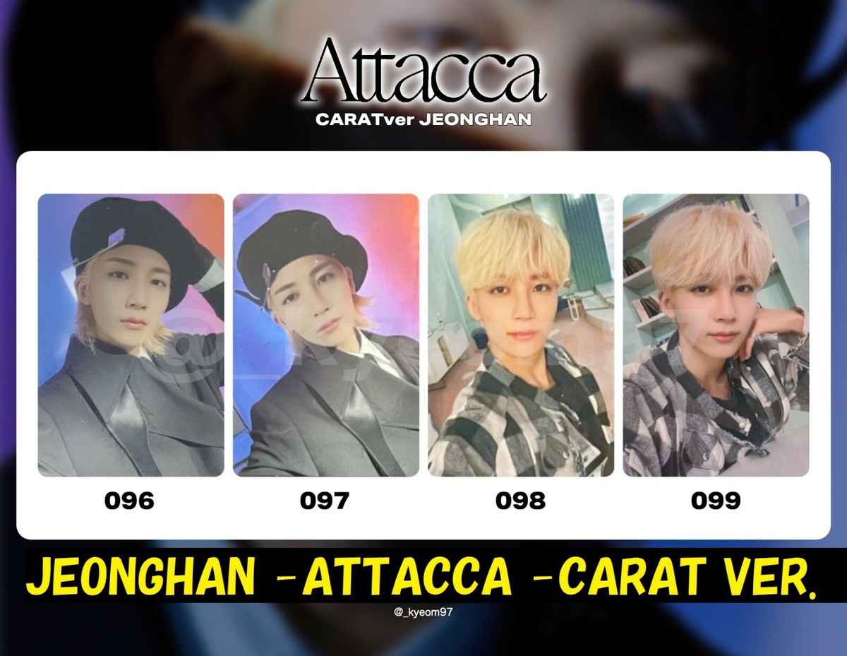 JEONGHAN SEVENTEEN - Attacca - CARAT ver. Official Photo card SVT