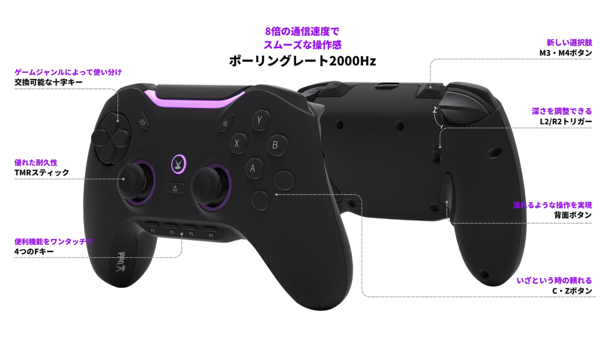 PSL Void Gaming Controller GENESIS for PC/Switch/iOS/Android NEW