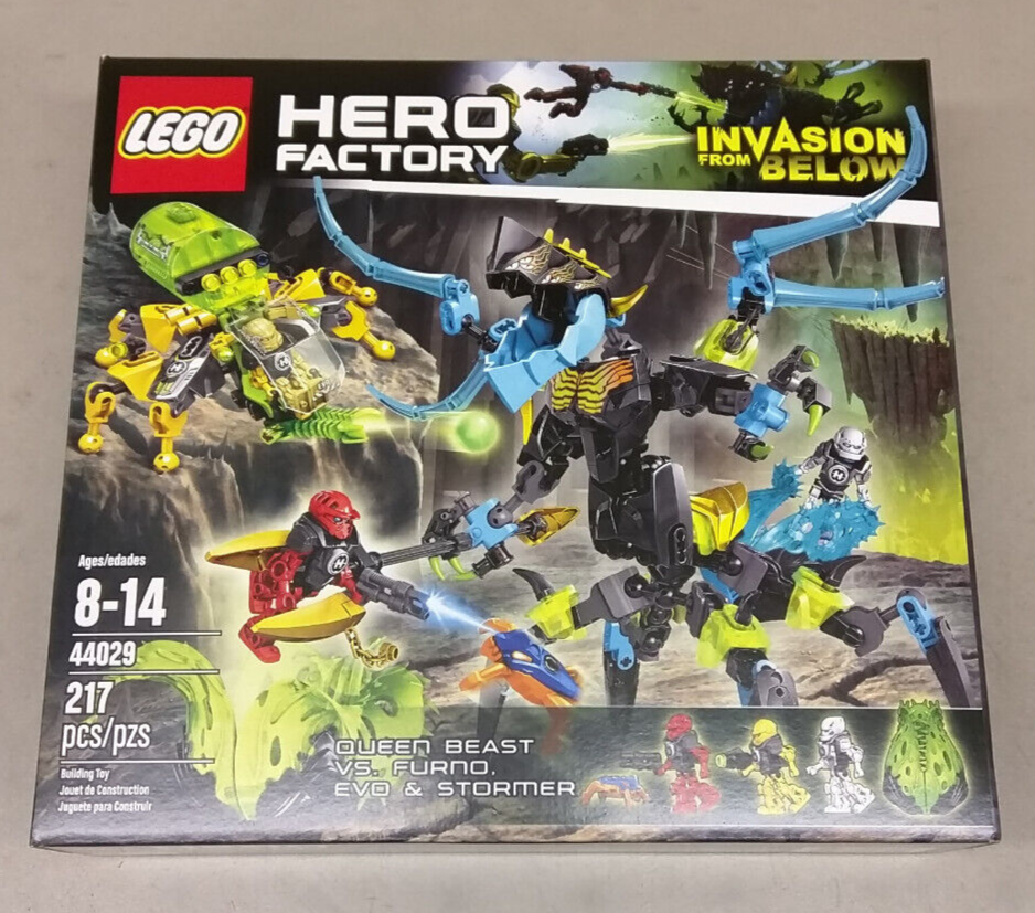 LEGO Hero Factory 44029 Queen Beast vs. Furno Evo & Stomer NEW
